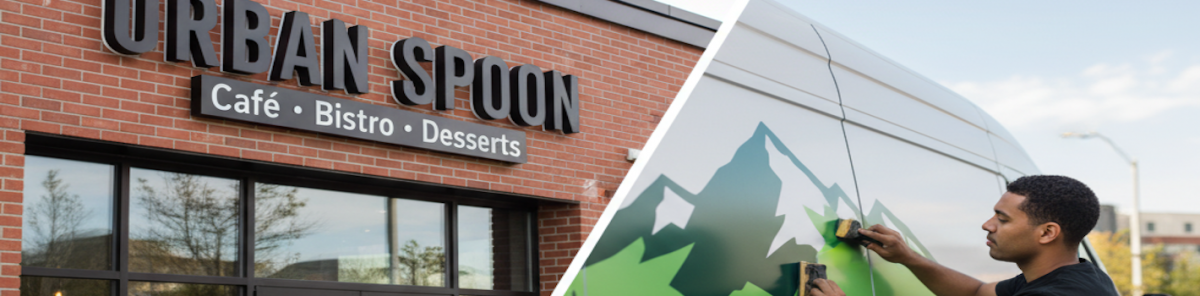 commercial signage Installed by Team Nutz Pittsburgh