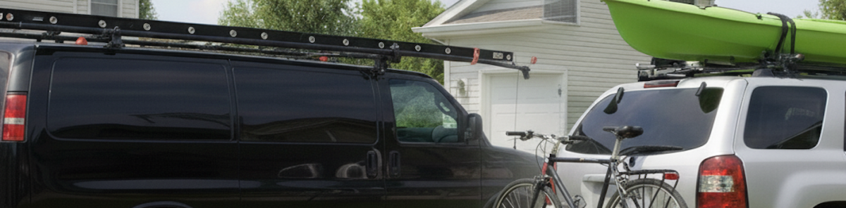 ladder roof racks installed by Team Nutz Pittsburgh