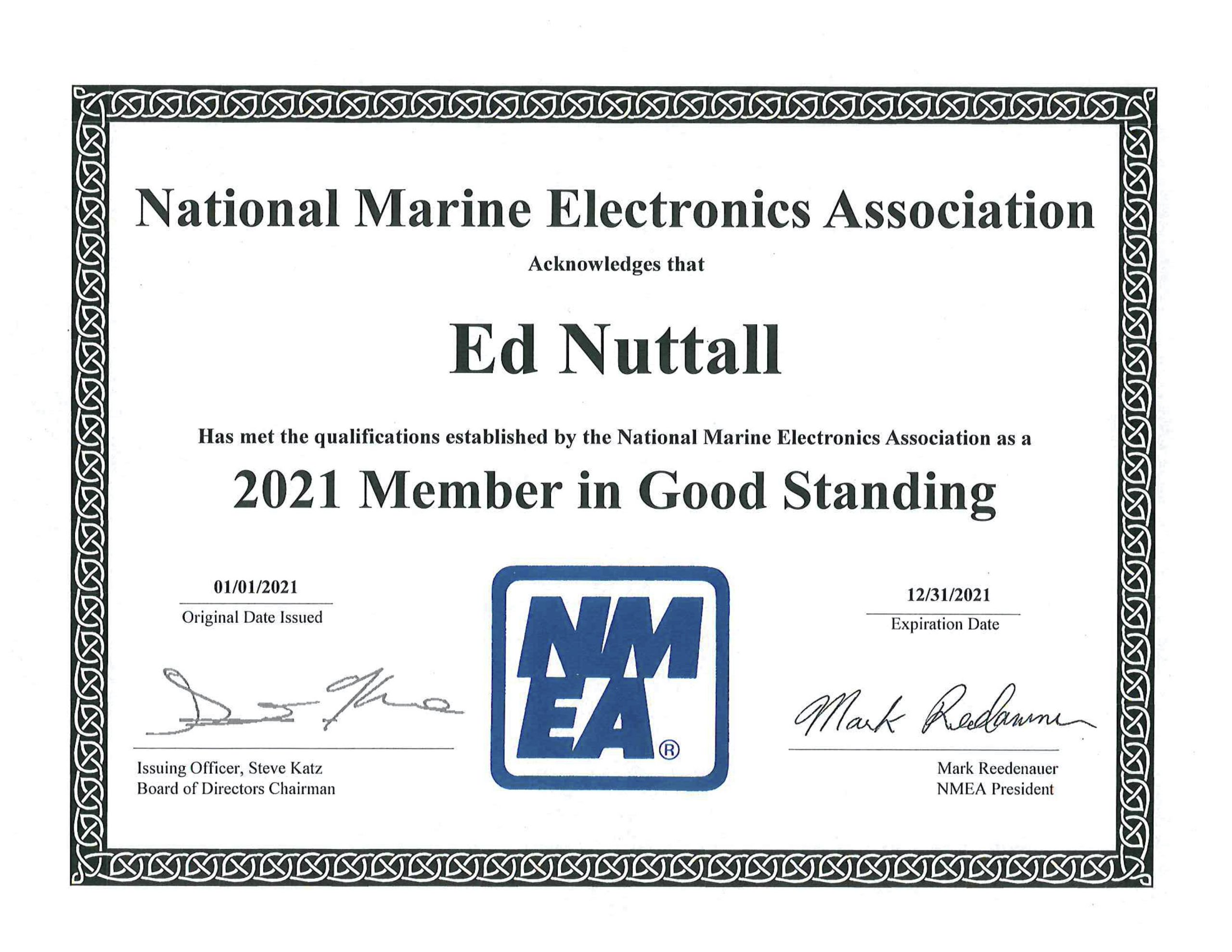 NMEA 2021 Membership