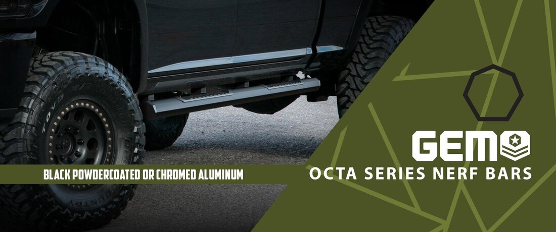 Octa Series Nerf Bars From GEM Tube Products