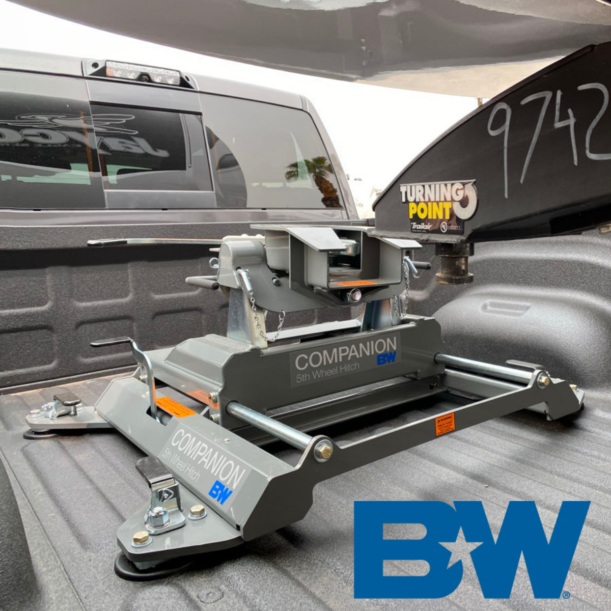 Gain more turning clearance when towing with the Companion Slider from B&W Hitches.