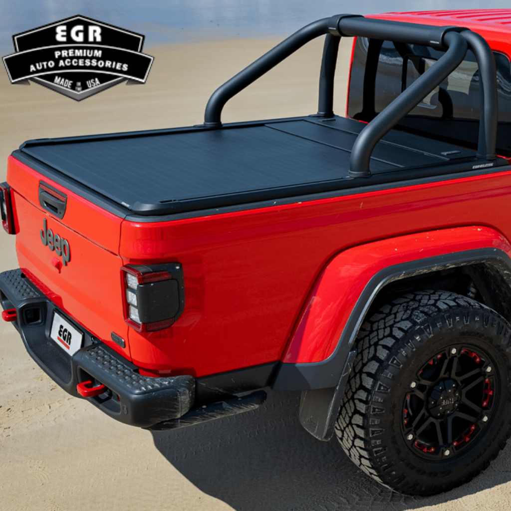 EGR’s RollTrac is the ultimate truck bed cover for your Jeep Gladiator