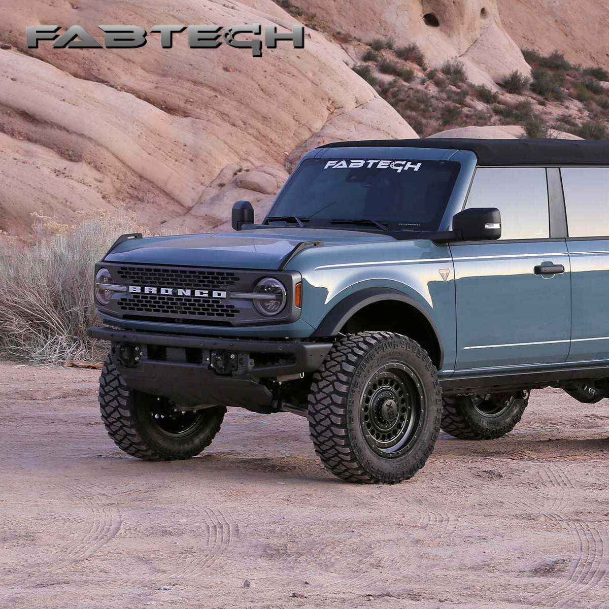 Elevate your new Bronco with Fabtech’s 3” Lift Kit.
