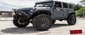 Grid wheels for Jeeps