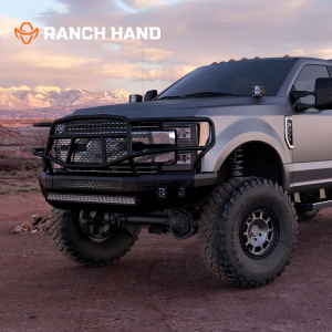 Ranch Hand aftermarket Bumper on a ford truck